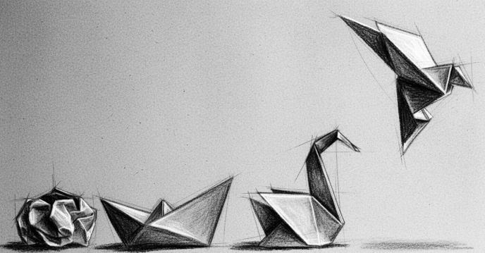 Home pg Origami 1 Charcoal