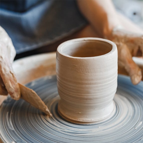 Pottery hands image 2 square